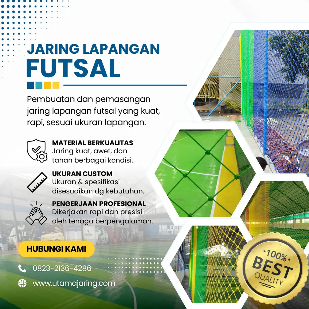 Jaring Lapangan Futsal