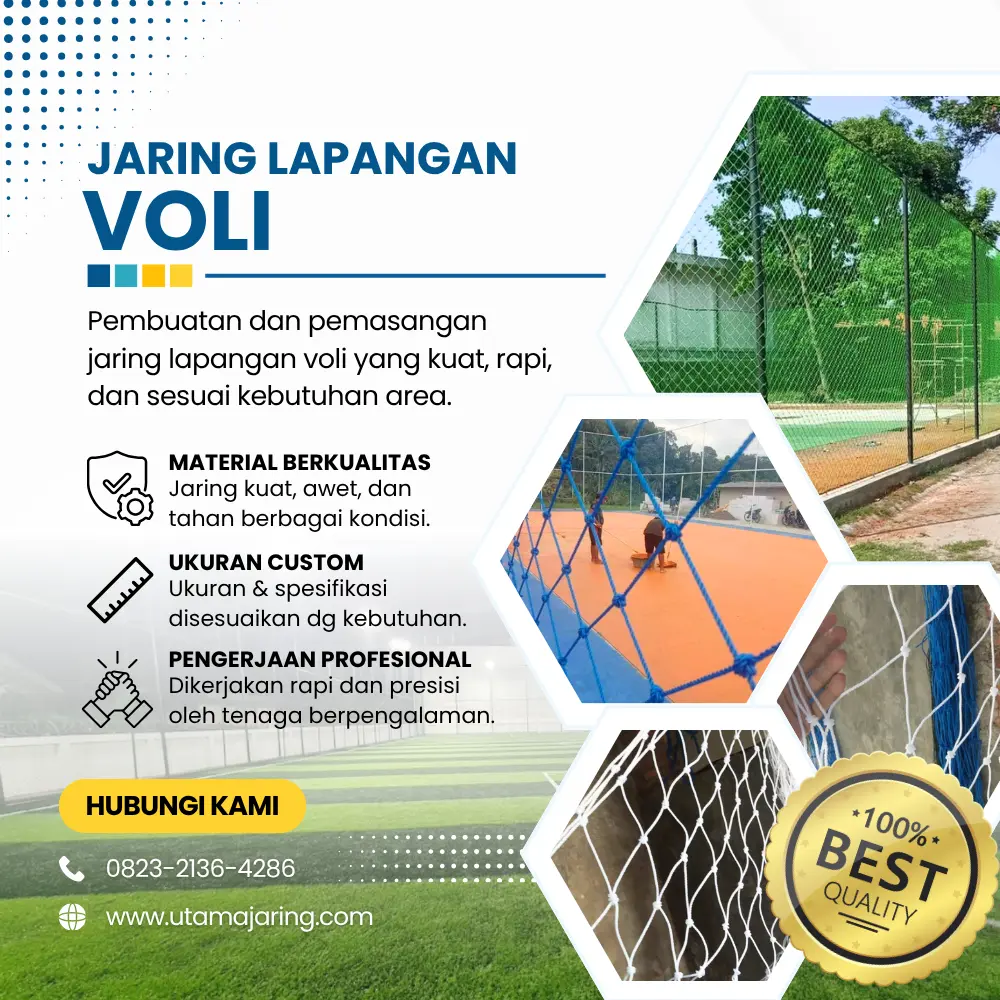 Jaring Lapangan Voli